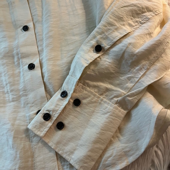 NWT’s WB With Black long sleeve button up shirt - Picture 6 of 11